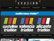 Tablet Screenshot of evasionrunningcastellon.com
